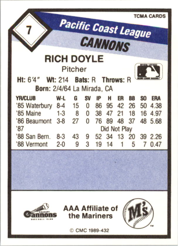B4996- 1989 CMC Baseball Assorted Cards GROUP1 -You Pick- 15+ FREE US SHIP - Picture 65 of 299