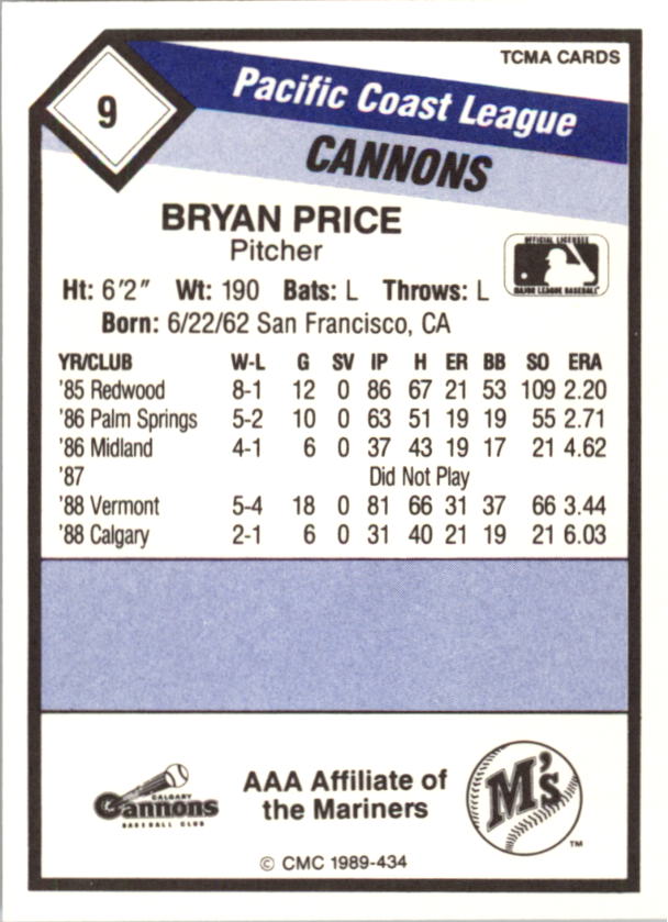 B4996- 1989 CMC Baseball Assorted Cards GROUP1 -You Pick- 15+ FREE US SHIP - Picture 69 of 299