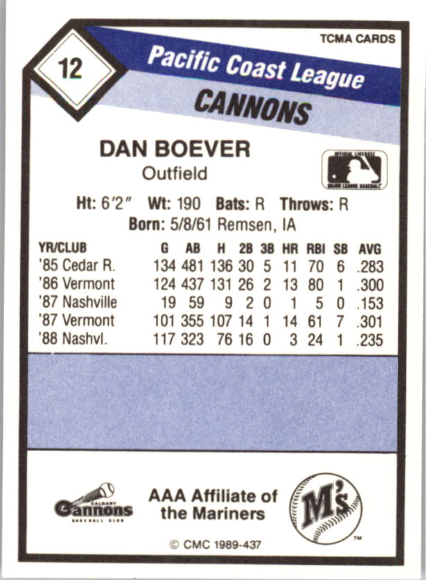 B4996- 1989 CMC Baseball Assorted Cards GROUP1 -You Pick- 15+ FREE US SHIP - Picture 75 of 299