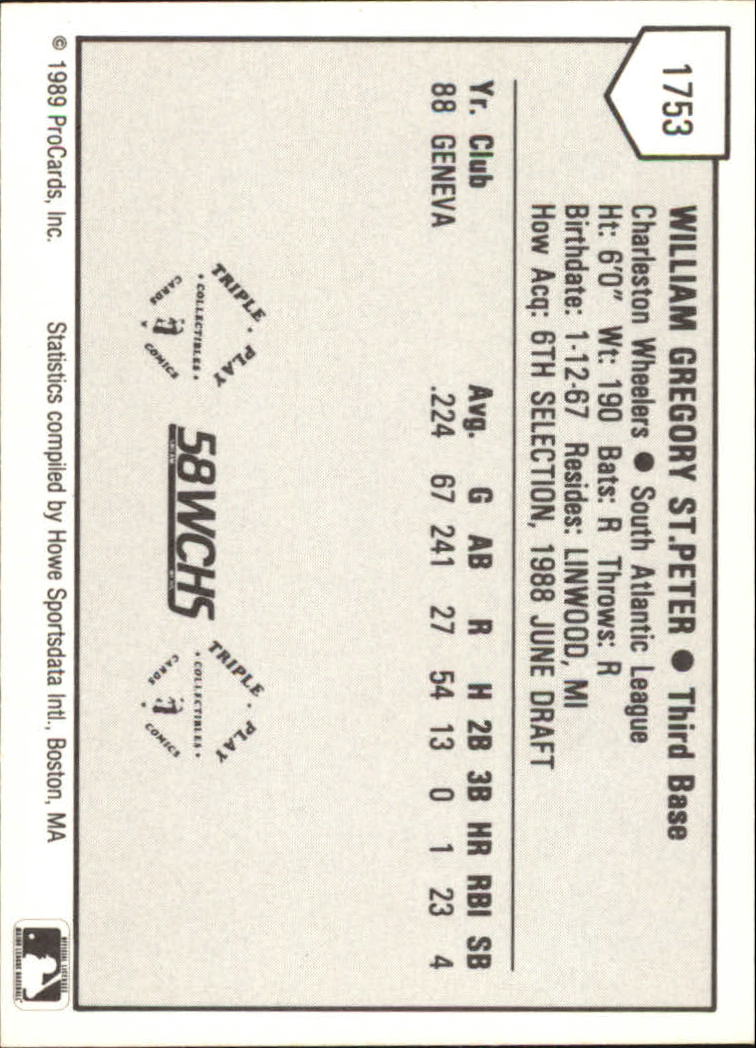 B3128- 1989 ProCards Minor League BB Cards Group7 -You Pick- 15+ FREE US SHIP - Picture 85 of 405