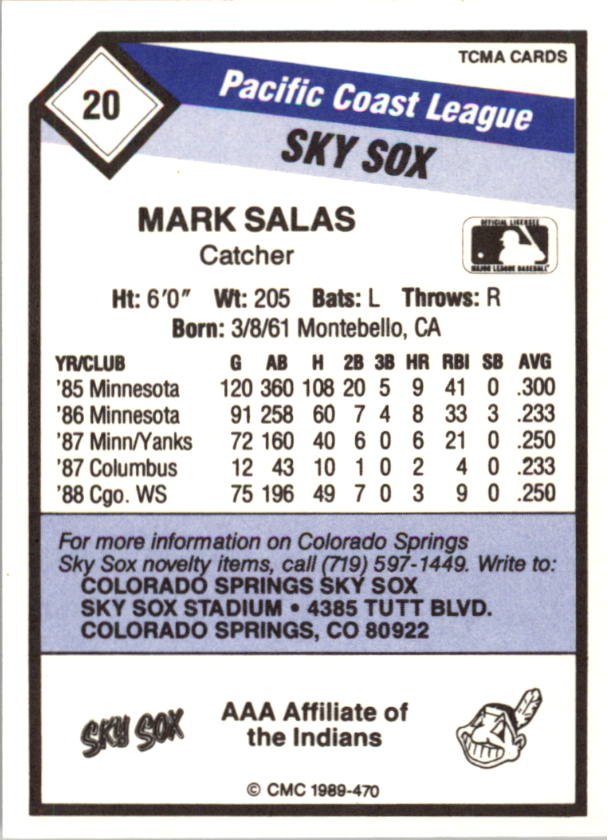 B4996- 1989 CMC Baseball Assorted Cards GROUP1 -You Pick- 15+ FREE US SHIP - Picture 137 of 299
