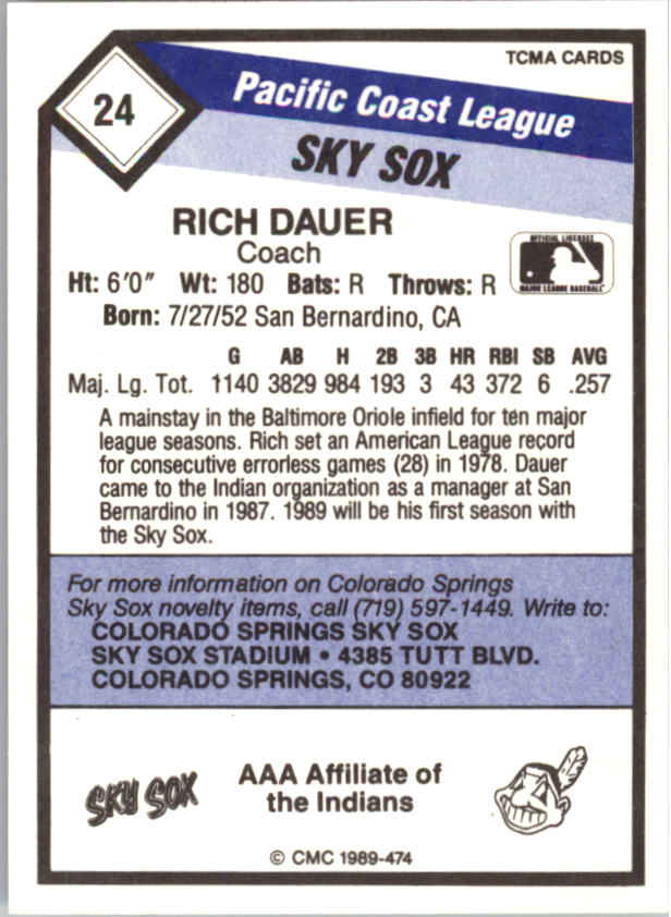 B4996- 1989 CMC Baseball Assorted Cards GROUP1 -You Pick- 15+ FREE US SHIP - Picture 145 of 299