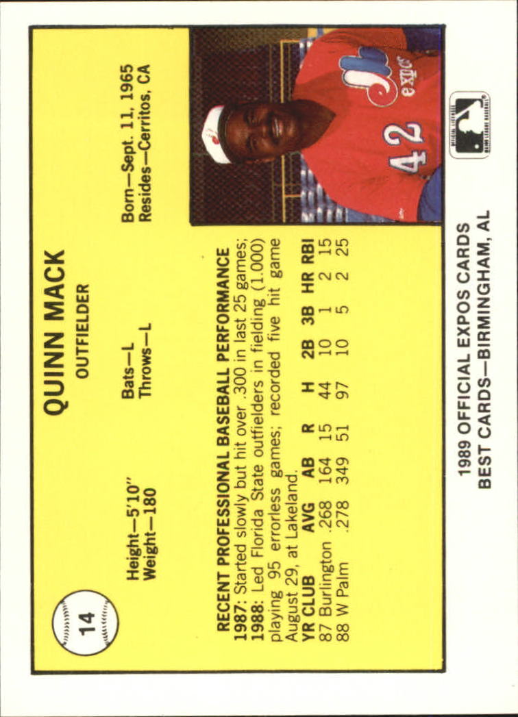 B4997- 1989 Best Minor League Baseball Cards G2 -You Pick- 15+ FREE US SHIP - Picture 49 of 421