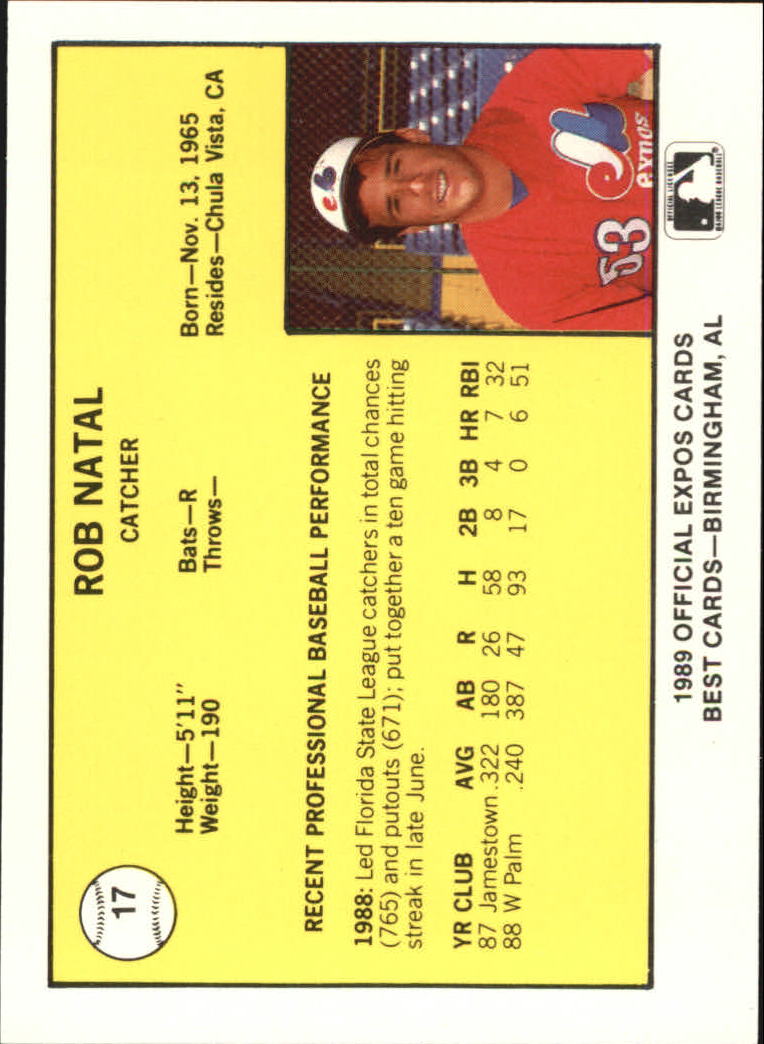 B4997- 1989 Best Minor League Baseball Cards G2 -You Pick- 15+ FREE US SHIP - Picture 55 of 421