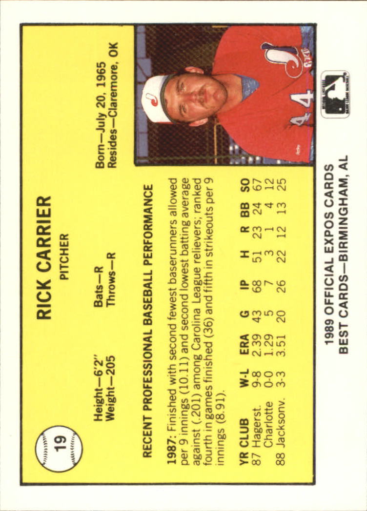 B4997- 1989 Best Minor League Baseball Cards G2 -You Pick- 15+ FREE US SHIP - Picture 59 of 421