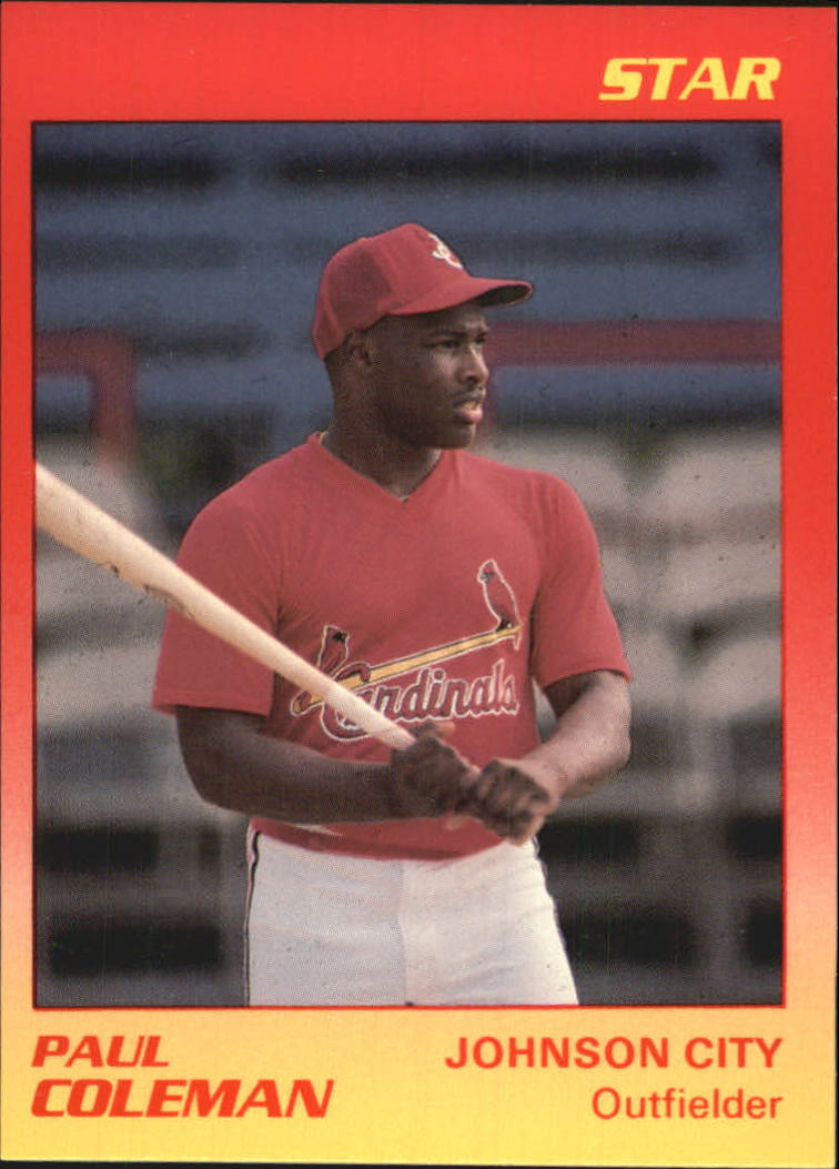 1989 Johnson City Cardinals Star #6 Paul Coleman - NM-MT