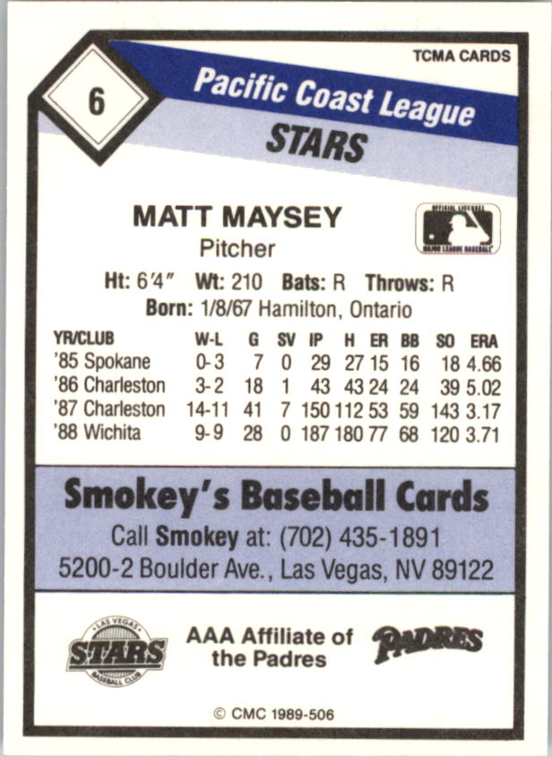 B4996- 1989 CMC Baseball Assorted Cards GROUP1 -You Pick- 15+ FREE US SHIP - Picture 211 of 299