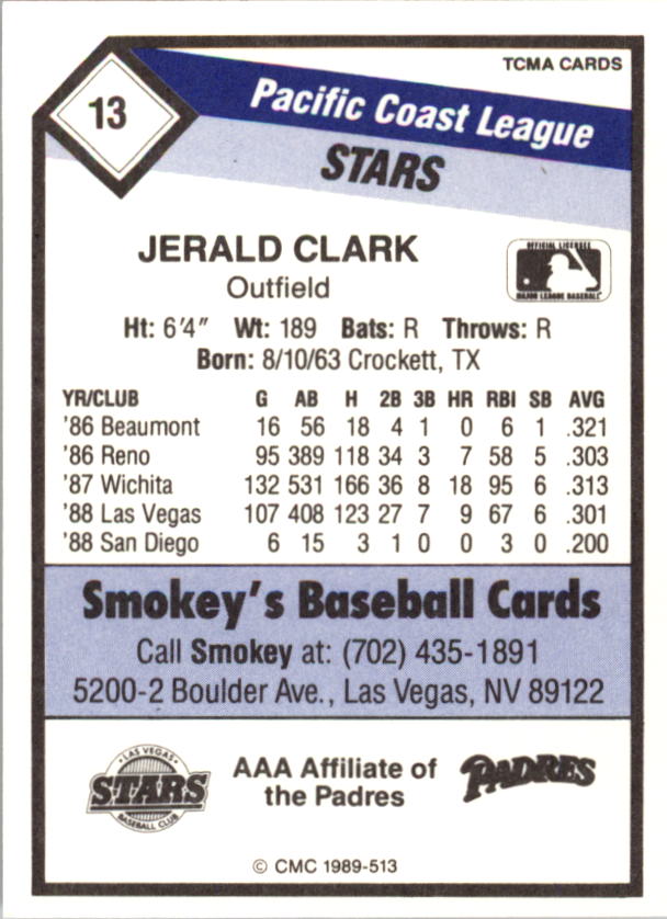 B4996- 1989 CMC Baseball Assorted Cards GROUP1 -You Pick- 15+ FREE US SHIP - Picture 225 of 299