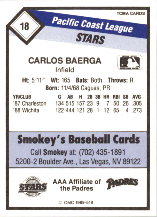 B4996- 1989 CMC Baseball Assorted Cards GROUP1 -You Pick- 15+ FREE US SHIP - Picture 235 of 299