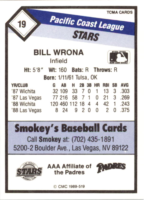 B4996- 1989 CMC Baseball Assorted Cards GROUP1 -You Pick- 15+ FREE US SHIP - Picture 237 of 299