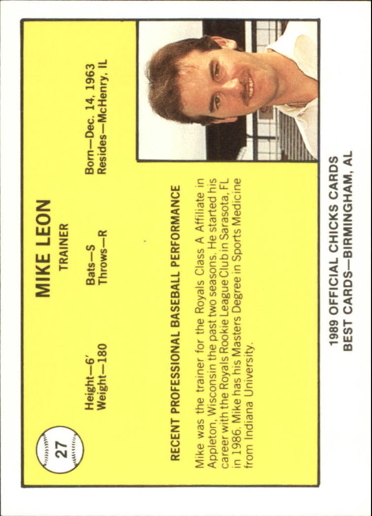B4997- 1989 Best Minor League Baseball Cards G2 -You Pick- 15+ FREE US SHIP - Picture 193 of 421