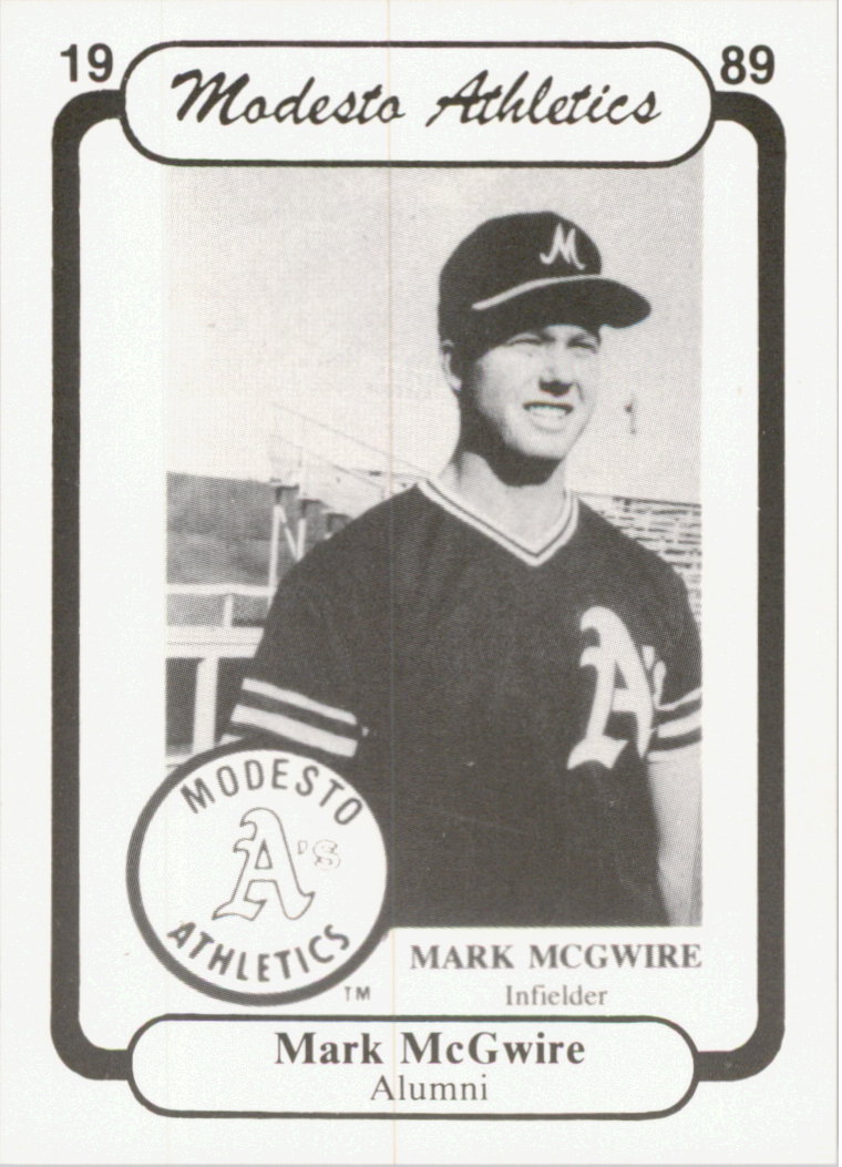 1989 Modesto A's Chong #35 Mark McGwire