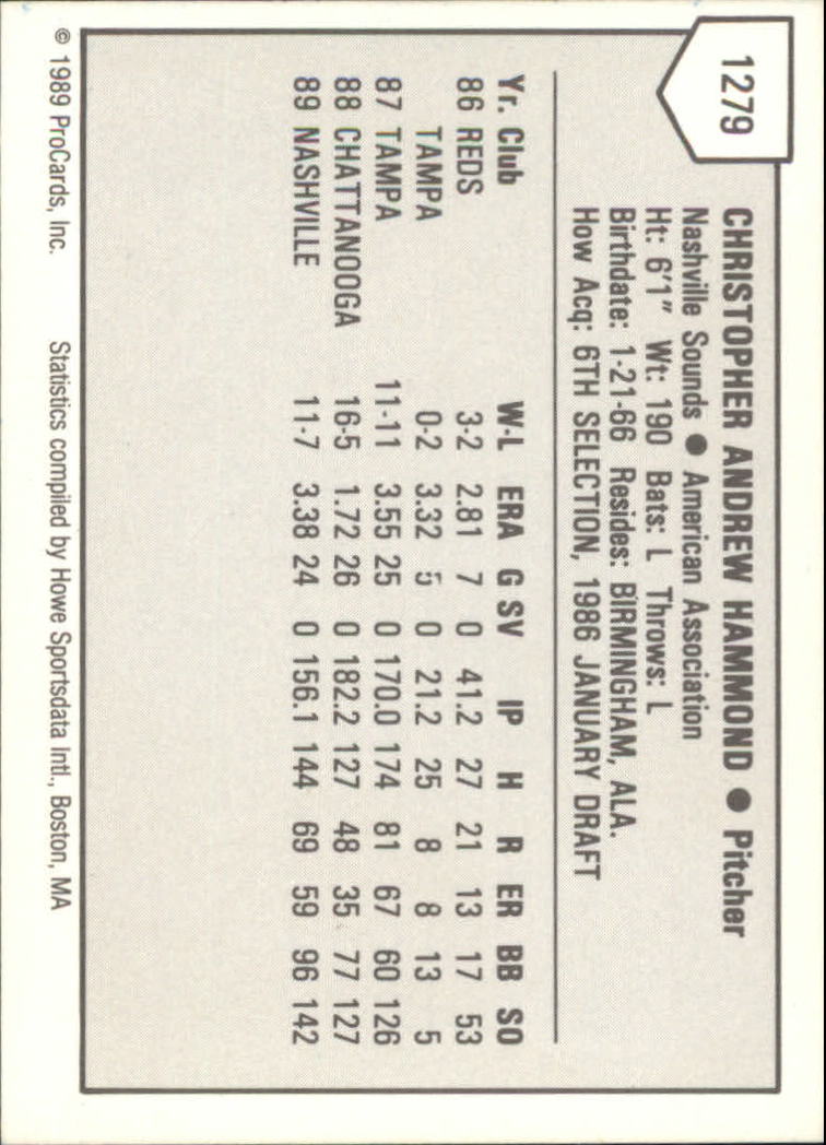 B3128- 1989 ProCards Minor League BB Cards Group7 -You Pick- 15+ FREE US SHIP - Picture 233 of 405