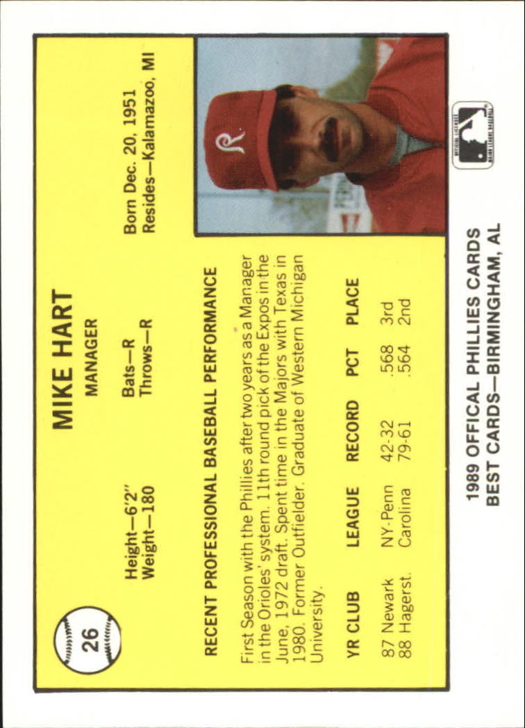 B4997- 1989 Best Minor League Baseball Cards G2 -You Pick- 15+ FREE US SHIP - Picture 305 of 421