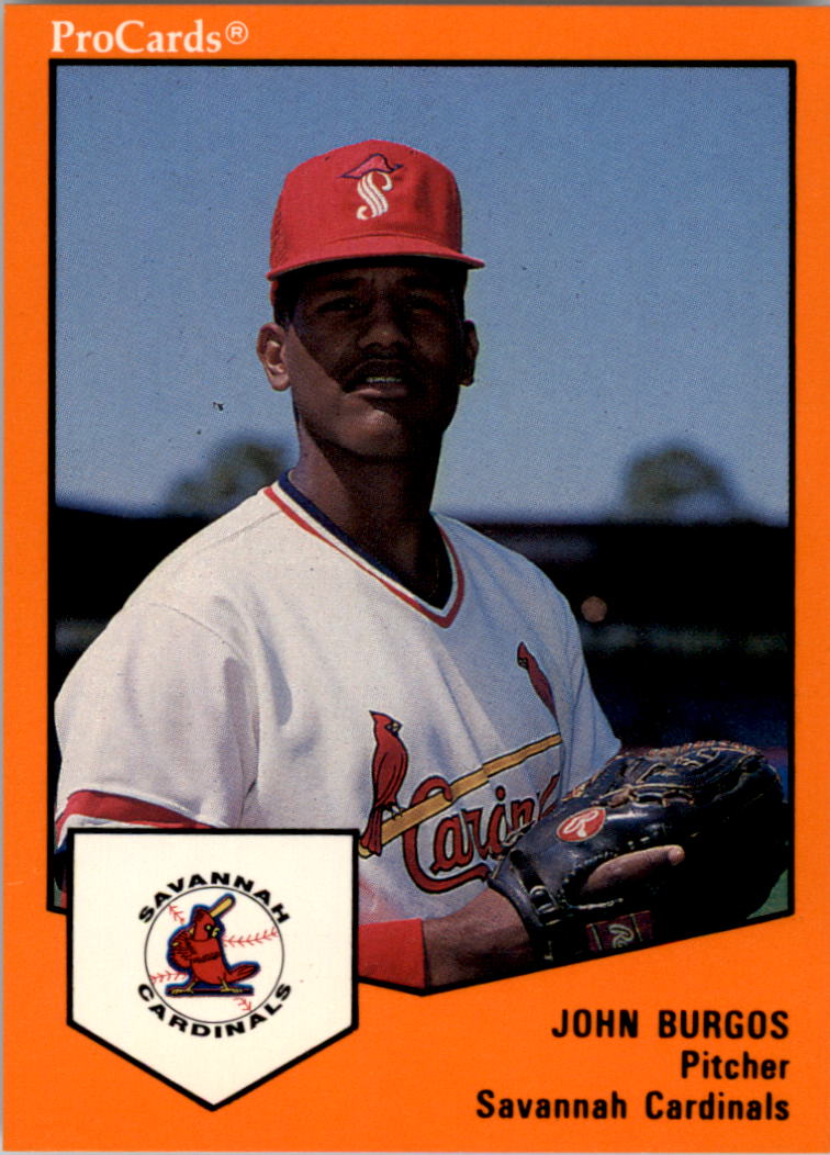 1989 Savannah Cardinals ProCards #351 John Burgos