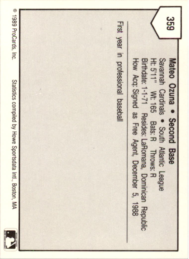 B3128- 1989 ProCards Minor League BB Cards Group7 -You Pick- 15+ FREE US SHIP - Picture 331 of 405