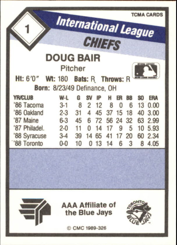 B4996- 1989 CMC Baseball Assorted Cards GROUP2 -You Pick- 15+ FREE US SHIP - Picture 59 of 247