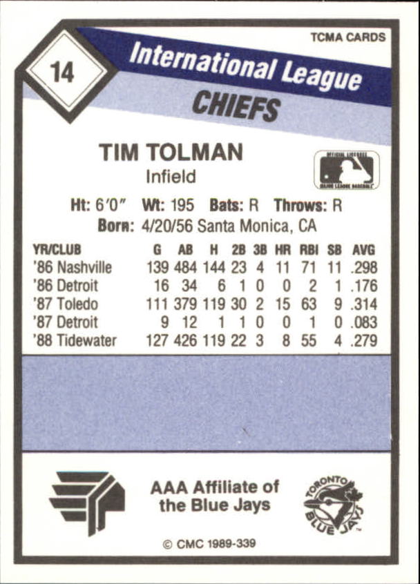 B4996- 1989 CMC Baseball Assorted Cards GROUP2 -You Pick- 15+ FREE US SHIP - Picture 83 of 247
