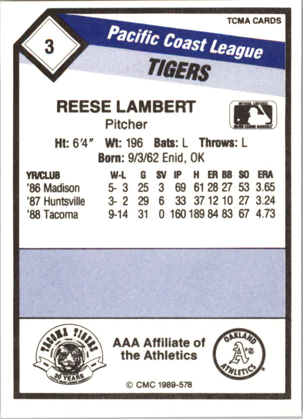 B4996- 1989 CMC Baseball Assorted Cards GROUP2 -You Pick- 15+ FREE US SHIP - Picture 111 of 247
