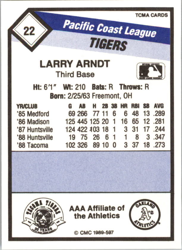 B4996- 1989 CMC Baseball Assorted Cards GROUP2 -You Pick- 15+ FREE US SHIP - Picture 147 of 247