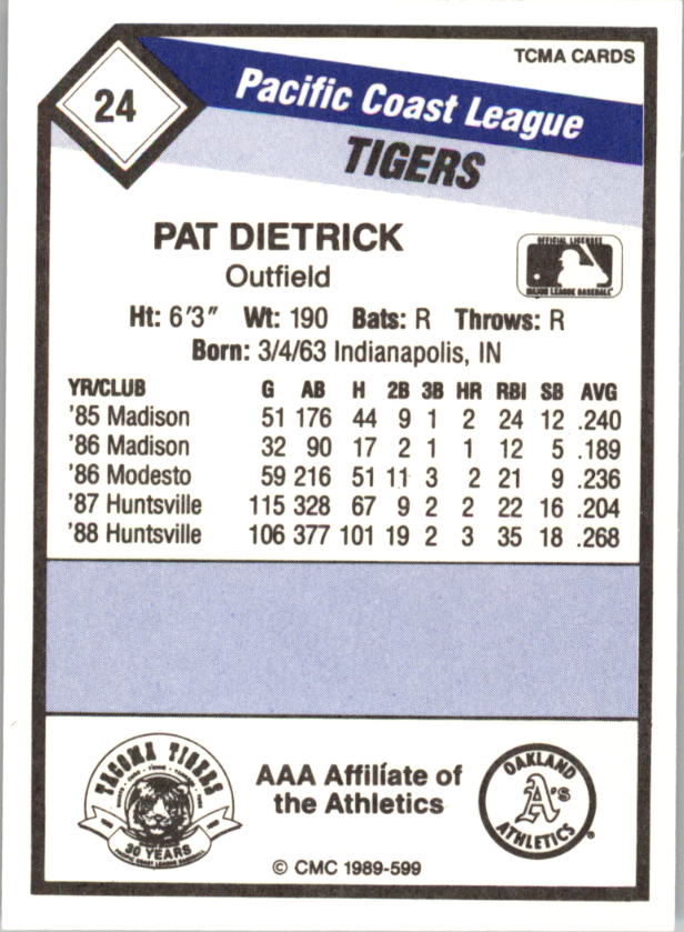 B4996- 1989 CMC Baseball Assorted Cards GROUP2 -You Pick- 15+ FREE US SHIP - Picture 151 of 247