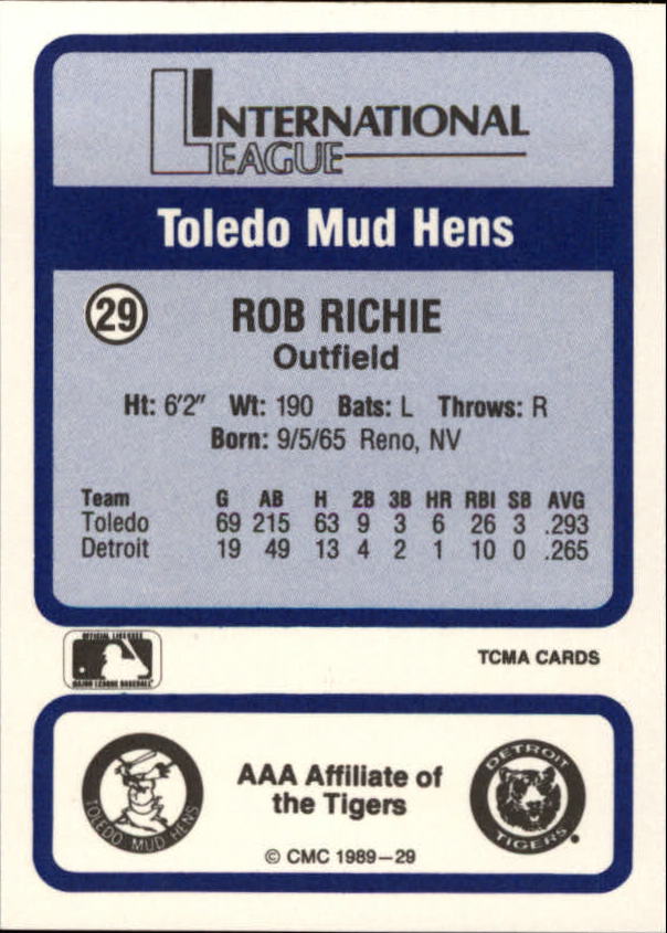 B4996- 1989 CMC Baseball Assorted Cards GROUP2 -You Pick- 15+ FREE US SHIP - Picture 175 of 247