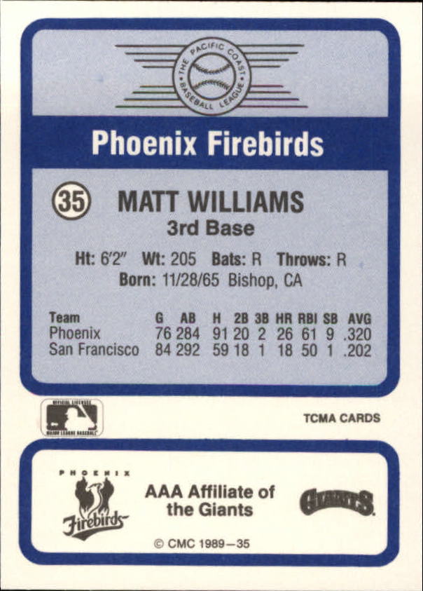 B4996- 1989 CMC Baseball Assorted Cards GROUP2 -You Pick- 15+ FREE US SHIP - Picture 183 of 247