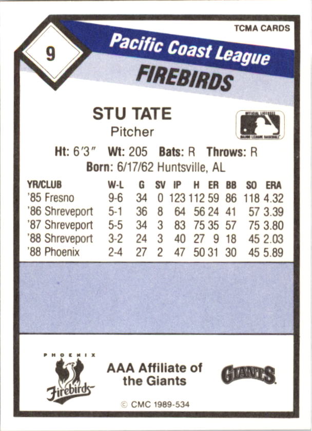 B4996- 1989 CMC Baseball Assorted Cards GROUP1 -You Pick- 15+ FREE US SHIP - Picture 267 of 299