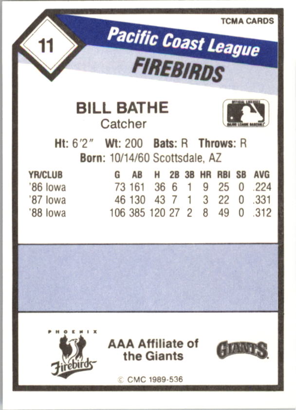 B4996- 1989 CMC Baseball Assorted Cards GROUP1 -You Pick- 15+ FREE US SHIP - Picture 271 of 299