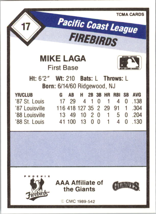 B4996- 1989 CMC Baseball Assorted Cards GROUP1 -You Pick- 15+ FREE US SHIP - Picture 283 of 299