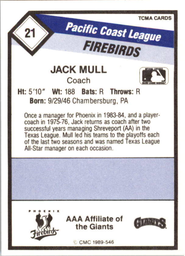 B4996- 1989 CMC Baseball Assorted Cards GROUP1 -You Pick- 15+ FREE US SHIP - Picture 291 of 299