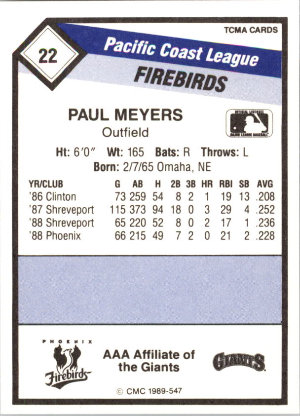 B4996- 1989 CMC Baseball Assorted Cards GROUP1 -You Pick- 15+ FREE US SHIP - Picture 293 of 299