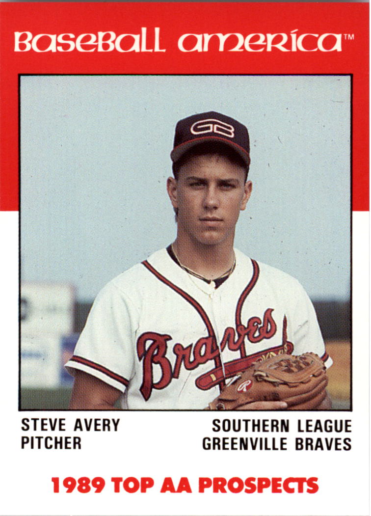 1989 Bowman #268 Steve Avery RC Baseball Card - Atlanta Braves