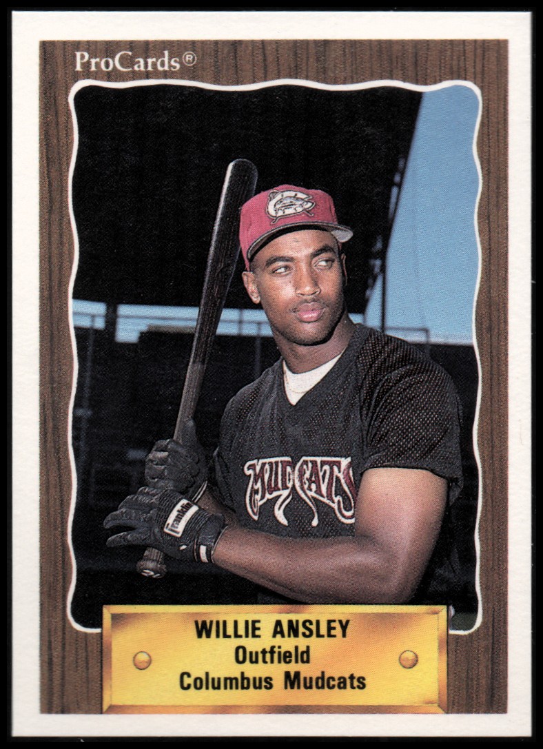 1990 Columbus Mudcats ProCards #1356 Willie Ansley