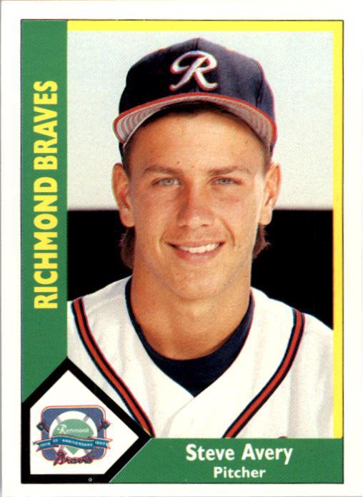1990 Richmond Braves CMC #1 Steve Avery - NM-MT