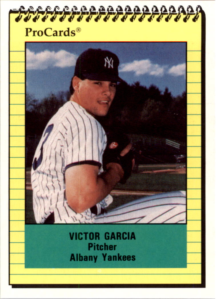 1991 Albany Yankees ProCards #1001 Victor Garcia