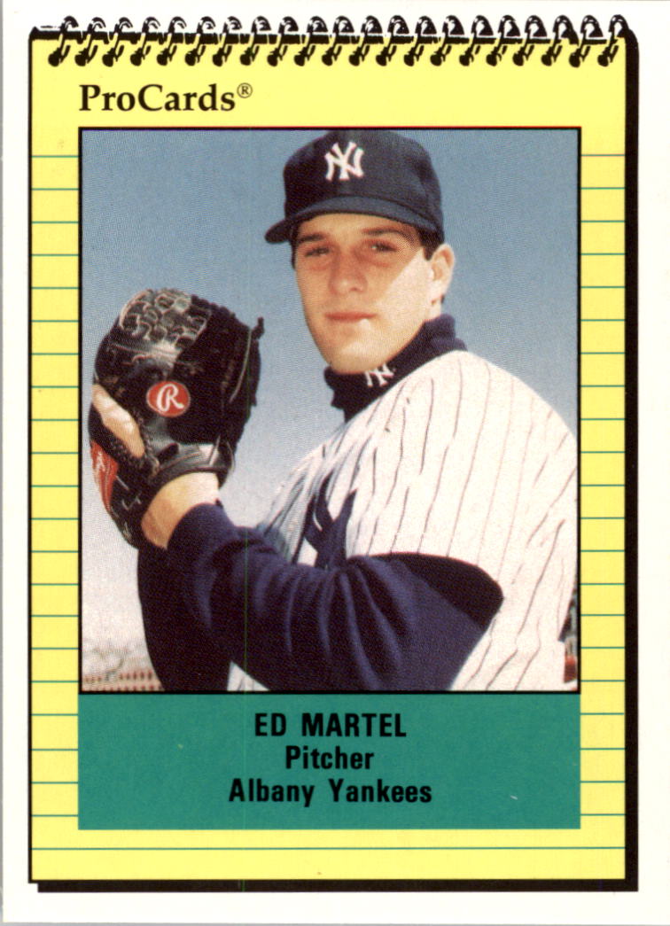 1991 Albany Yankees ProCards #1004 Ed Martel