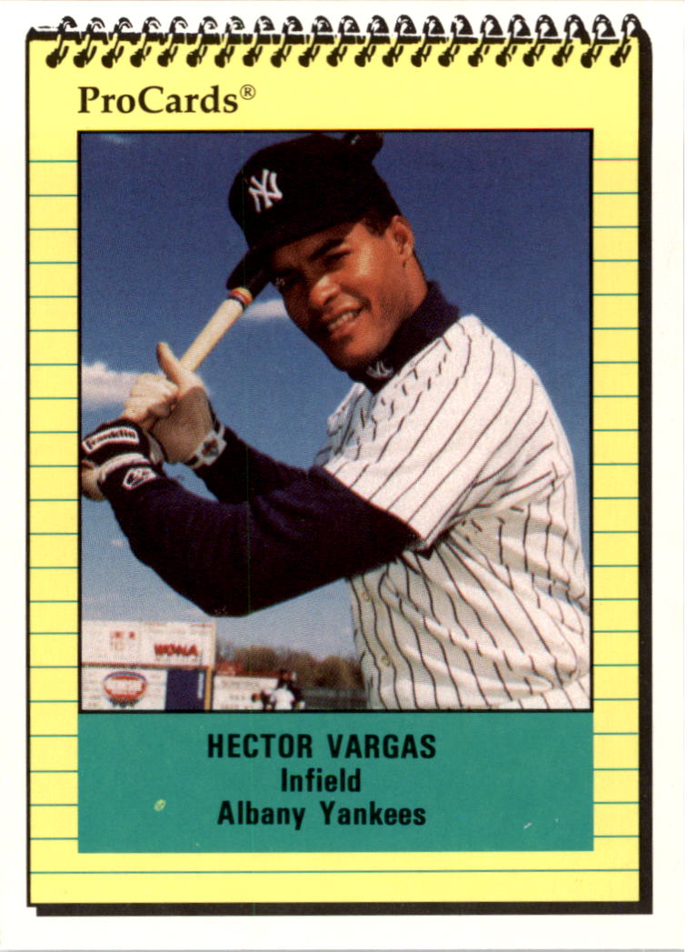 1991 Albany Yankees ProCards #1018 Hector Vargas