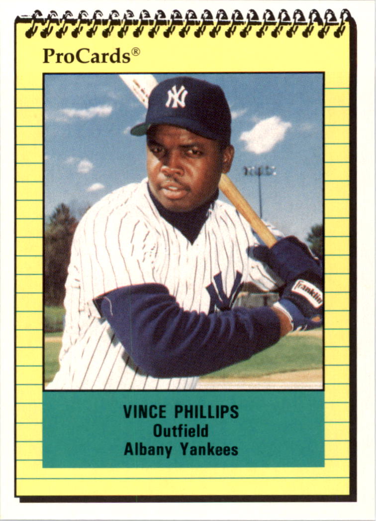 1991 Albany Yankees ProCards #1021 Vince Phillips