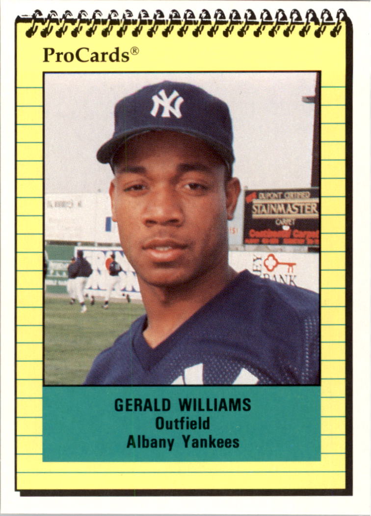 1991 Albany Yankees ProCards #1022 Gerald Williams