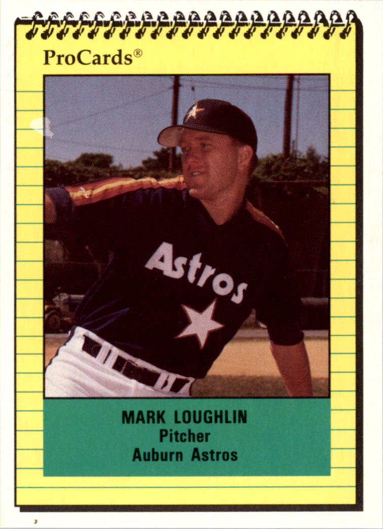 1991 Auburn Astros ProCards #4270 Mark Loughlin - Houston ASTROS A  Affiliate - NM-MT - 7th Inning Stretch: Sportscards, Comics & Gaming