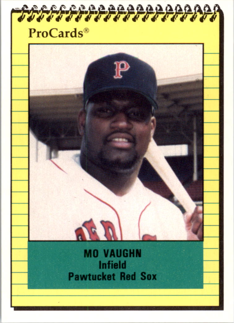 1991 Pawtucket Red Sox ProCards #49 Mo Vaughn