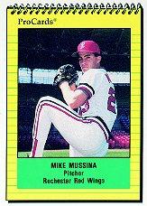 1991 Rochester Red Wings ProCards #1899 Mike Mussina