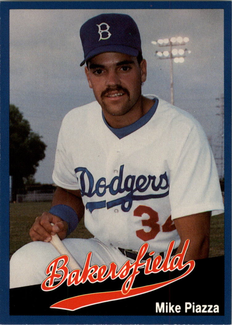 1991 Bakersfield Dodgers Cal League #7 Mike Piazza