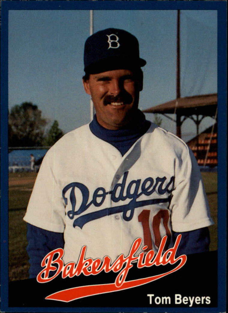 1991 Bakersfield Dodgers Cal League #28 Tom Beters