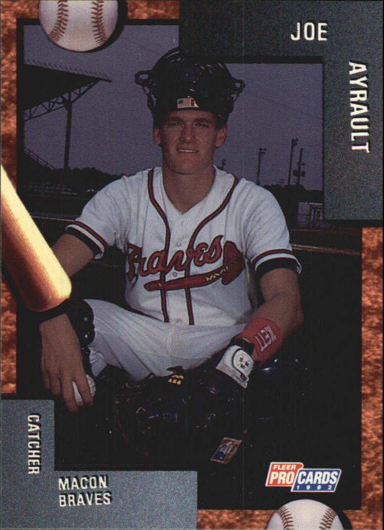 1992 Macon Braves Fleer/ProCards #270 Joe Ayrault - NM-MT