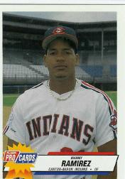 1993 Canton-Akron Indians Fleer/ProCards #2849 Manny Ramirez
