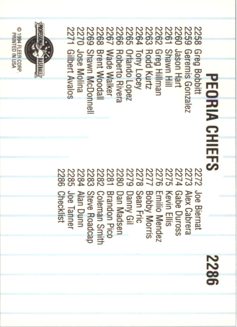 B6600- 1994 Fleer/ProCards Minor League BB Group13 -You Pick- 15+ FREE US SHIP - Picture 203 of 395