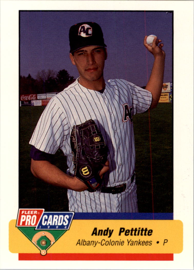 1994 Albany Yankees Fleer/ProCards #1438 Andy Pettitte