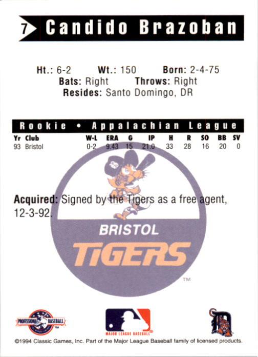 B6356- 1994 Classic Minor League Baseball Cards G1 -You Pick- 15+ FREE US SHIP - Picture 43 of 107